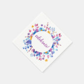 フロストベリーウィンターパーティー スタンダードカクテルナプキン (角)