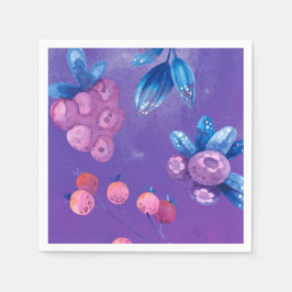 フロストベリーウィンターパーティー スタンダードカクテルナプキン