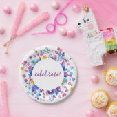 フロストベリーウィンターパーティー ペーパープレート (パーティー)