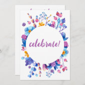 フロストベリーウィンターパーティー 招待状 (正面/裏面)