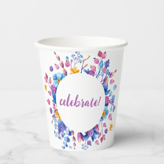 フロストベリーウィンターパーティー 紙コップ (正面)