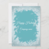 フロストボークリスマスボール企業のクリスマスパーティー 招待状 (裏面)