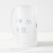 フロストマグカップ フロストグラスビールジョッキ (正面左)