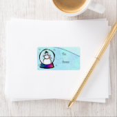 フロストマンスノーグローブフォークアートギフト ラベル (インサイチュ)