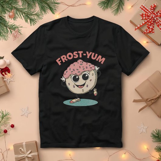 フロストヤム – 面白いクリスマスクッキーのダジャレ トライブレンドTシャツ