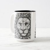 フロストライオン ツートーンマグカップ (正面左)