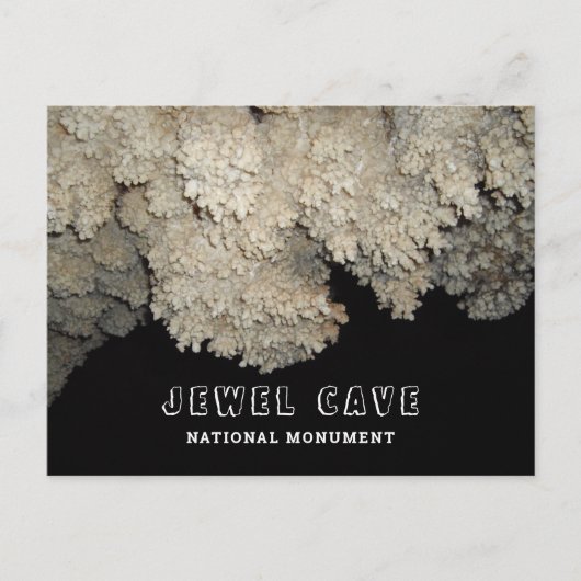 フロストワークで覆われたポップコーン、宝石の洞窟、SD ポストカード (正面)