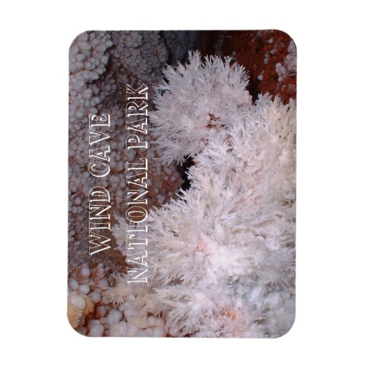 フロストワークとポップコーンのフォーメーション、風洞、SD マグネット (縦)