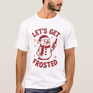 フロスト化しようゾウさんビール サルカスティッククリスマス Tシャツ
