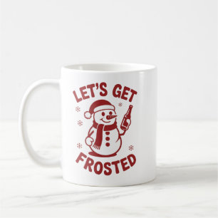 フロスト化しよう雪だるまビール 皮肉なクリスマス コーヒーマグカップ