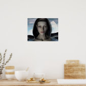 フロスト小妖精や小人プリント ポスター (キッチン)