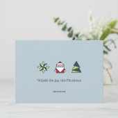 フロスト折り紙クリスマス シーズンカード (スタンド正面)