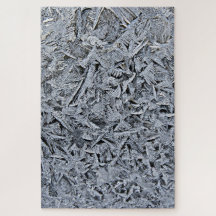 フロスト結晶クローズアップ写真