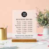 フロスト | ロゴと営業時間 | アクリル記号 アクリルサイン (ウェディング)