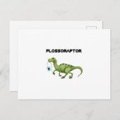 フロスフロスソラプター衛生歯科用おもしろい – 歯科医 ポストカード (正面/裏面)