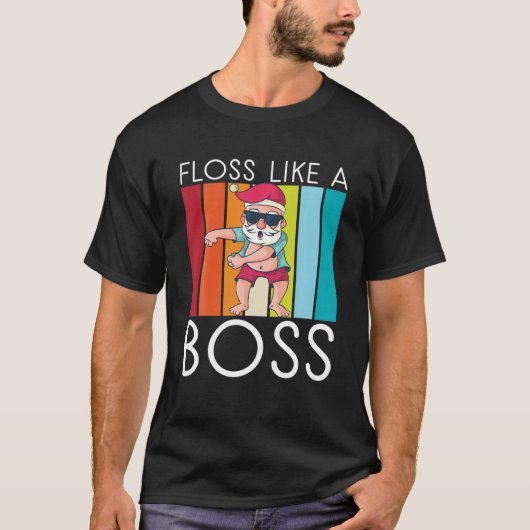 フロス様ボスクリスマス Tシャツ (正面)