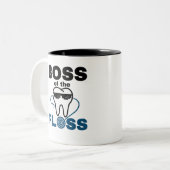 フロス歯科衛生士ボス ツートーンマグカップ (正面左)