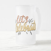 フロス祝トマグ フロストグラスビールジョッキ (正面右)