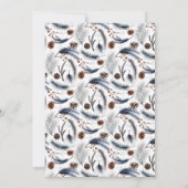 フロス素朴トパイン離れスフォレストディア結婚ズ 招待状 (裏面)