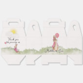 フロス魅力的プバニーをテーマにしたパーティー箱。 フェイバーボックス (見開き)