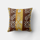 フロセントリック泥の布の幾何学的モチーフ クッション (裏面)