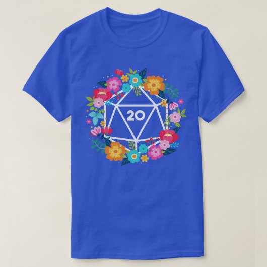 フロダルD20サイコロ Tシャツ (デザイン正面)