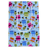 フロッおもしろいグカラフルと（昆虫）マルハナバチ ミディアムペーパーバッグ (裏面)