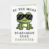 フロッおもしろいグトアドドククールターハッピーバースデー サンキューカード (正面)