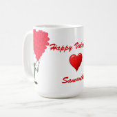 フロッおもしろいグ&ラブハートバレンタイン マグカップ (正面左)