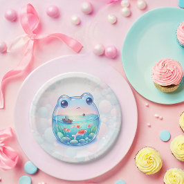 フロッお洒落グアドベンチャー誕生日紙プレート ペーパープレート