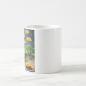 フロッカラフルグデザインマグ コーヒーマグカップ (中央)