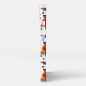 フロッカラフル飛んでいるグ iPhoneケース (左側面)