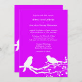 フロックスラブバーズウェディングカスタマイズ招待状 招待状 (正面/裏面)