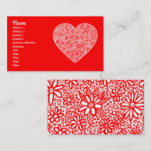 フロックハート-カスタマイズ 名刺 (正面/裏面)