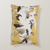 フロック日本のクレーンヴィンテージバードリッチクラシック アクセントクッション (裏面(縦))