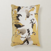 フロック日本のクレーンヴィンテージバードリッチクラシック アクセントクッション (正面(垂直))