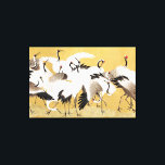 フロック日本のクレーンヴィンテージバードリッチクラシック キャンバスプリント<br><div class="desc">この画像は石田日本の遊亭の鶴の群れ(18世紀)のヴィンテージに基づい絵画ている。オリジナルパブリックドメインのイメージはミネアポリス芸術研究所から。</div>