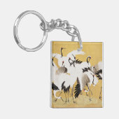 フロック日本のクレーンヴィンテージバードリッチクラシック キーホルダー (正面左)