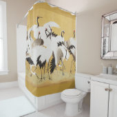 フロック日本のクレーンヴィンテージバードリッチクラシック シャワーカーテン (インサイチュ)