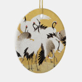 フロック日本のクレーンヴィンテージバードリッチクラシック セラミックオーナメント (右)