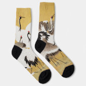 フロック日本のクレーンヴィンテージバードリッチクラシック ソックス (右)