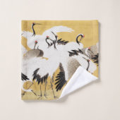 フロック日本のクレーンヴィンテージバードリッチクラシック バスタオルセット (ウォッシュタオル)