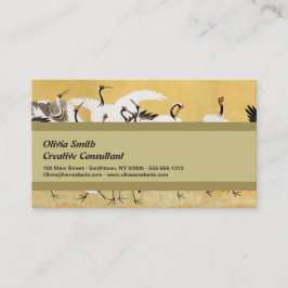 フロック日本のクレーンヴィンテージバードリッチクラシック 名刺