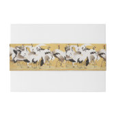 フロック日本のクレーンヴィンテージバードリッチクラシック 招待状ベリーバンド (裏面例)