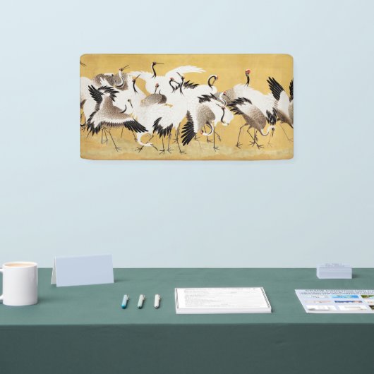 フロック日本のクレーンヴィンテージバードリッチクラシック 横断幕 (トレードショー)