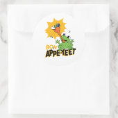 フロッグおもしろいキャッチングフライカートゥークラシックンRound Sti ラウンドシール (バッグ)