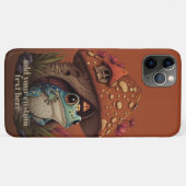 フロッグアンダーマッシュルームワイルドフラワーコテージコアカスタム Case-Mate iPhoneケース (裏面(横))