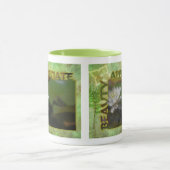 フロッグウォーターリリー美しい 感動的 マグカップ (中央)