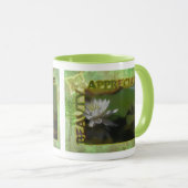 フロッグウォーターリリー美しい 感動的 マグカップ (正面右)