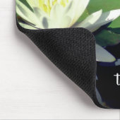 フロッグウォーターリレンロータス感動的引用文 マウスパッド (コーナー)